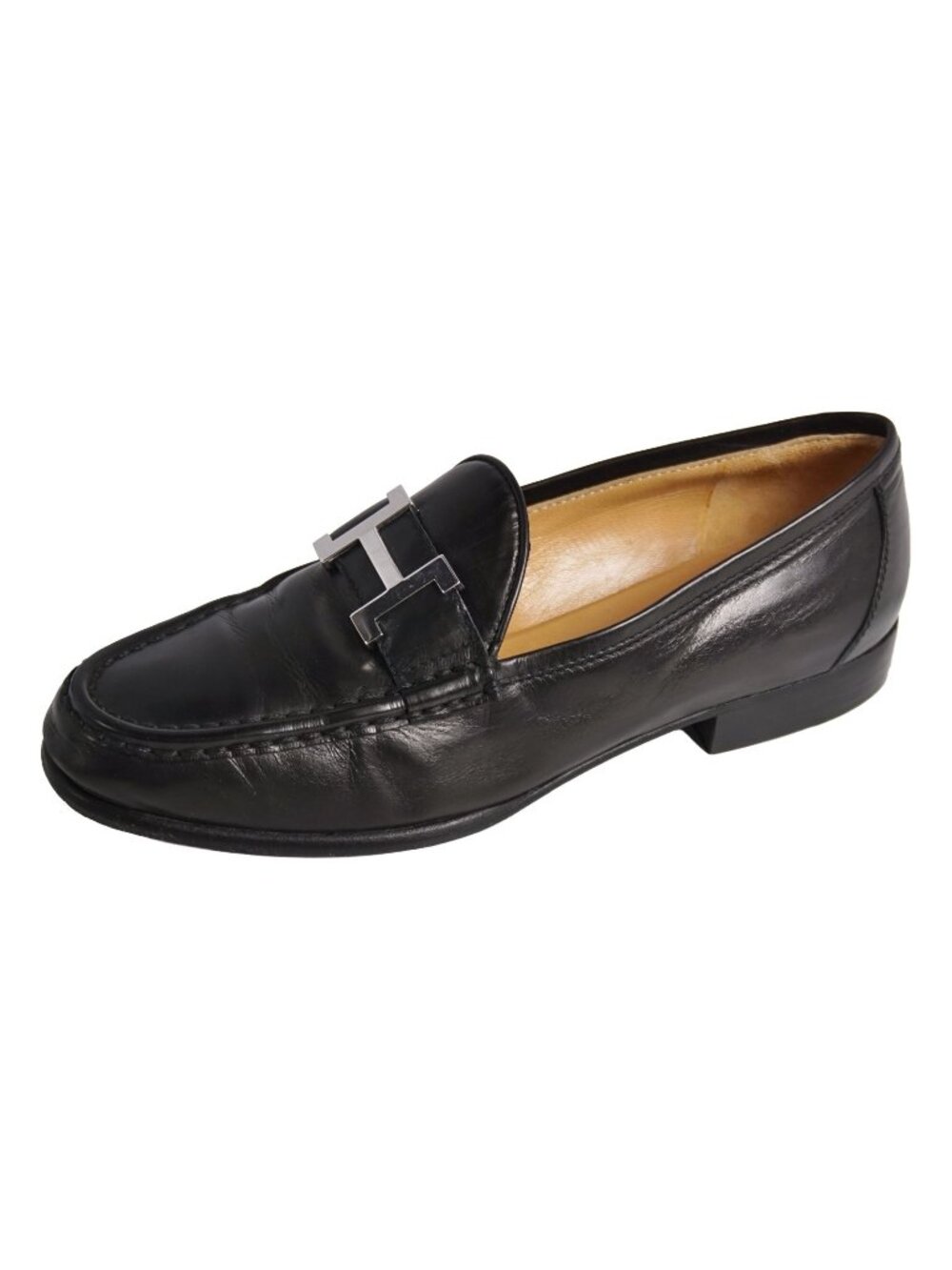 Hermes Loafers Moccasin H Logo Constance Heels Shoes